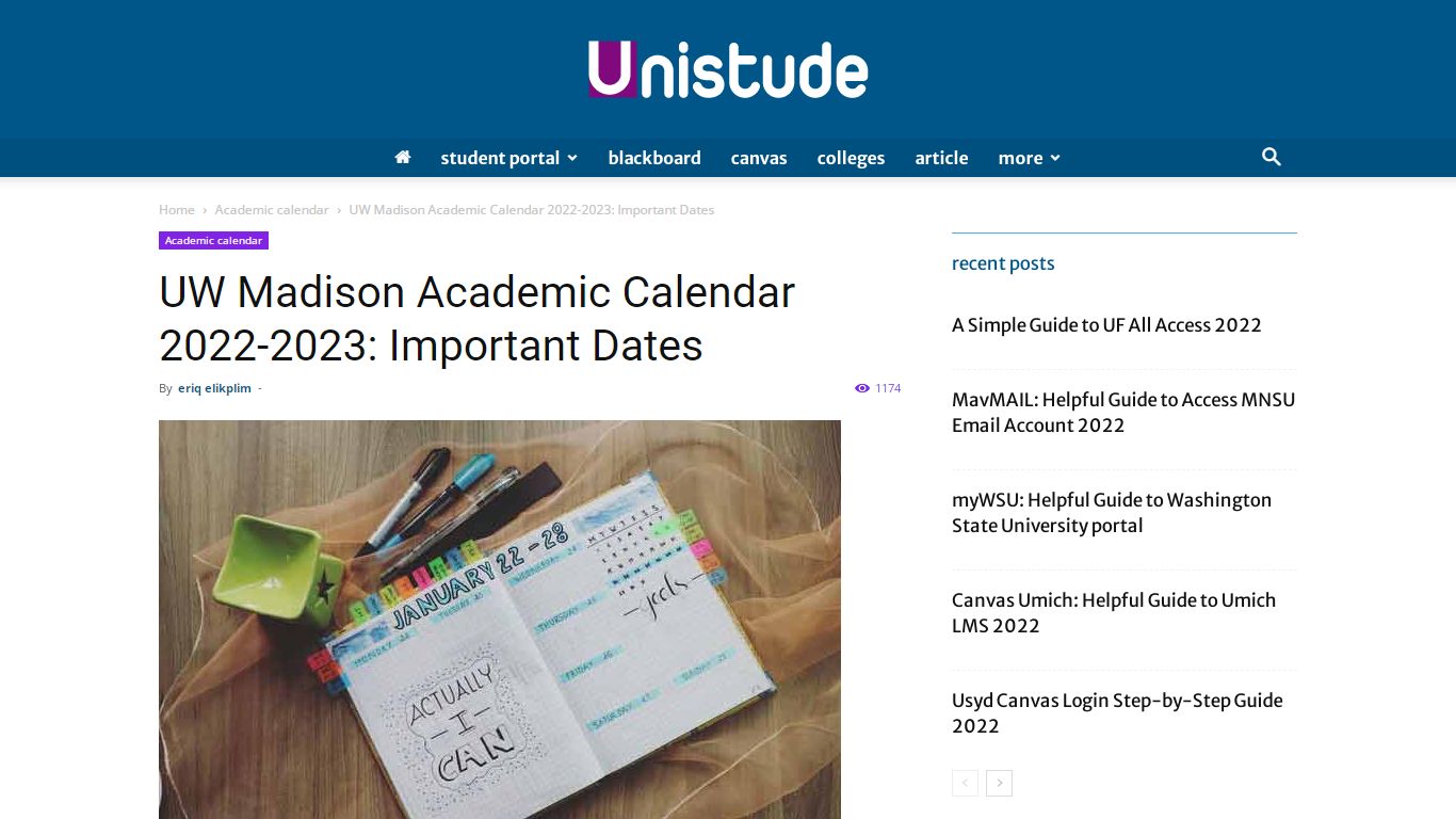 UW Madison Academic Calendar 2022-2023: Important Dates - Unistude